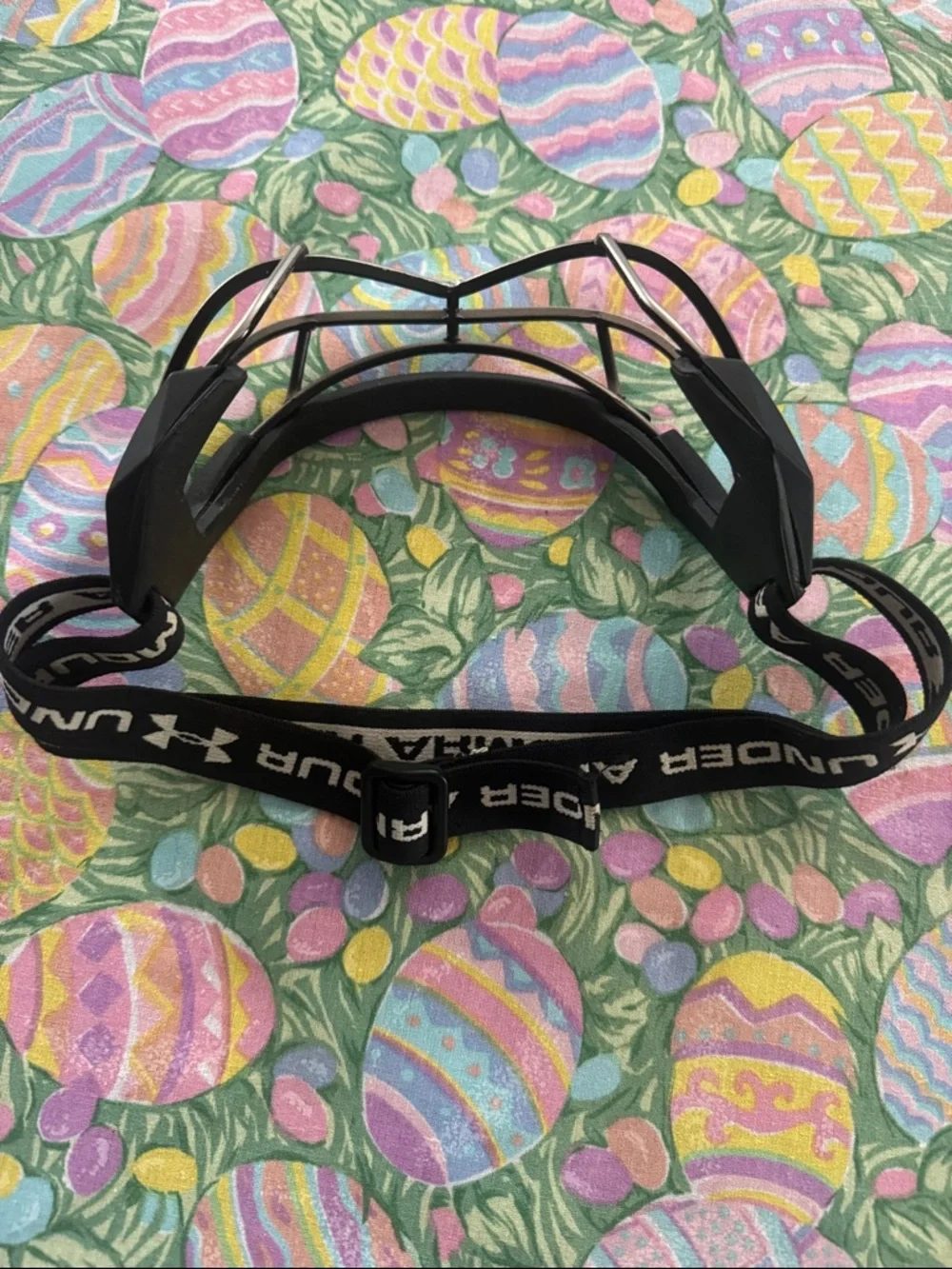 Under Armour Black and Silver Youth Sports Face Mask Goggles
